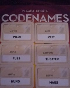 Bild: aufgedeckte Karten mit Begriffen