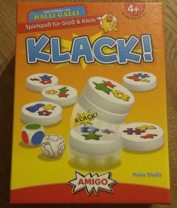 Bild: Spielschachtel "Klack"