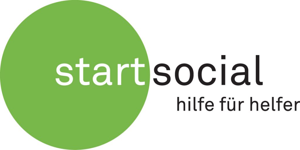 Logo startsocial ; hilfe für helfer