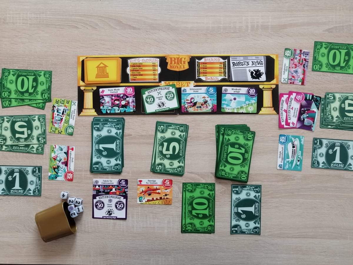 Aufbau für drei Spieler:innen