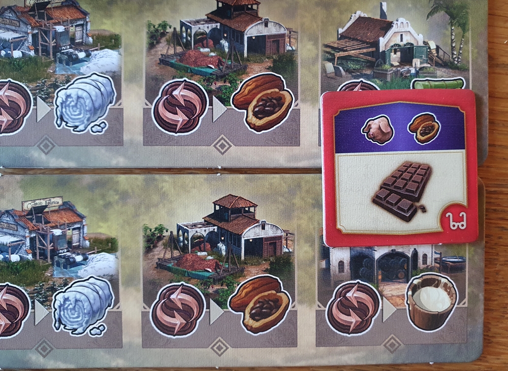 Erweiterungen des eigenen Spielplans. Ferne Inseln bringen neue, bisher nicht nutzbare Rohstoffe