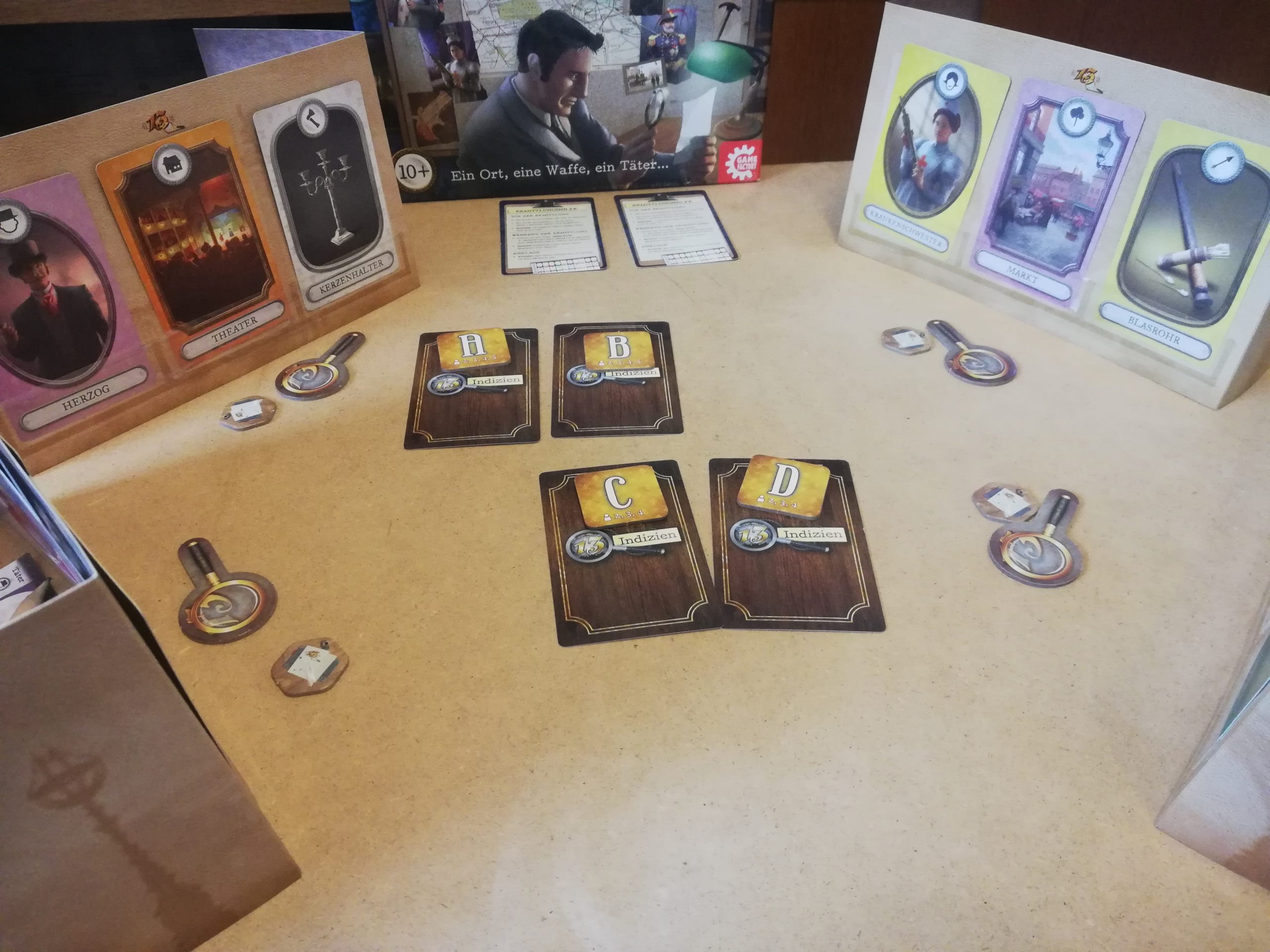 13 Inizien Spielaufbau