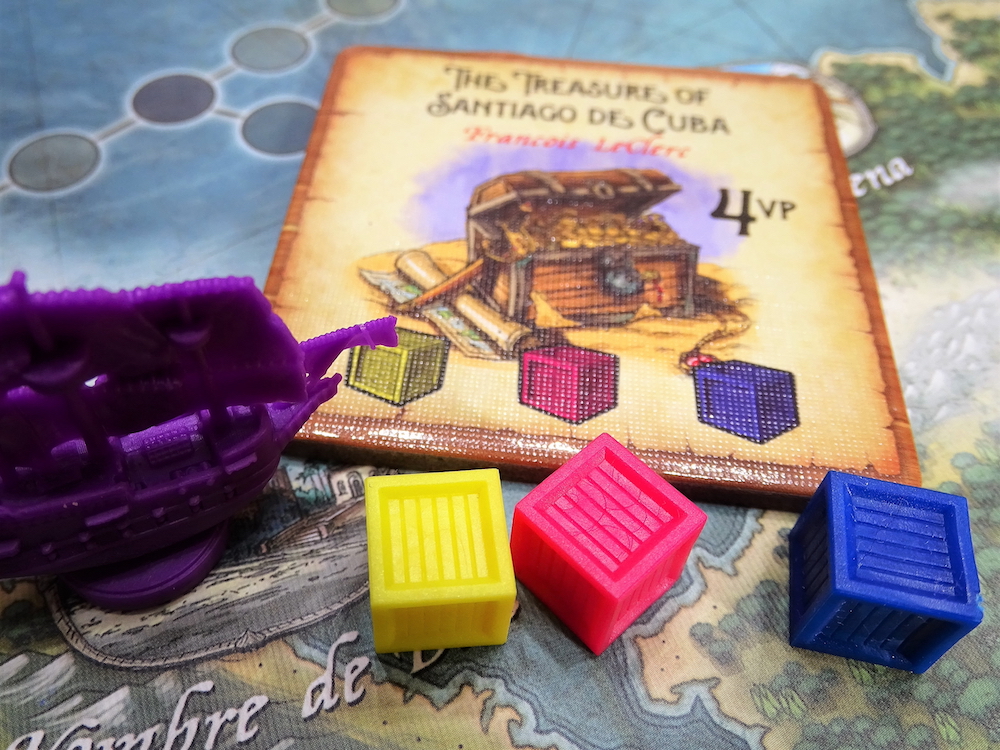 Mit den Vorräten können die Schatzkarte eingetauscht werden