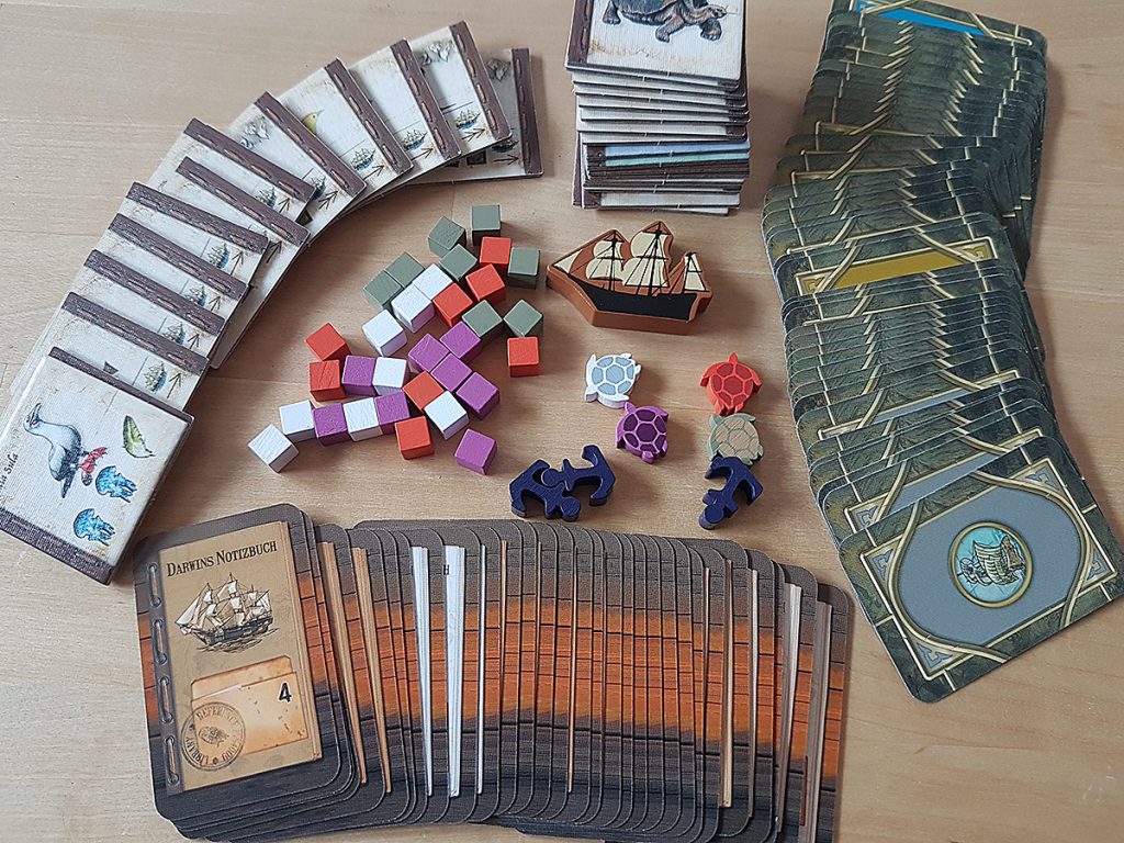 Über die Entstehung der Arten - das Spielmaterial