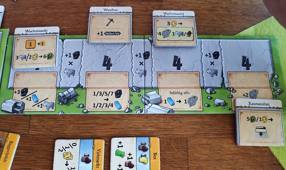 Aktionsplättchen der Erweiterung