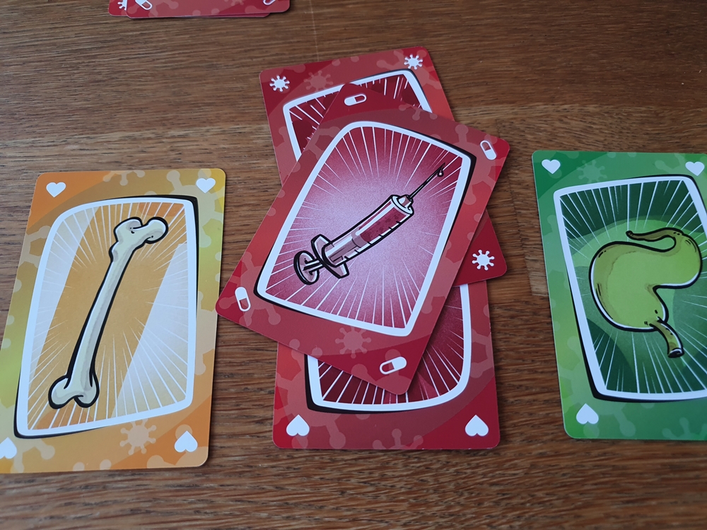 Karte Medikament wurde darauf gelegt