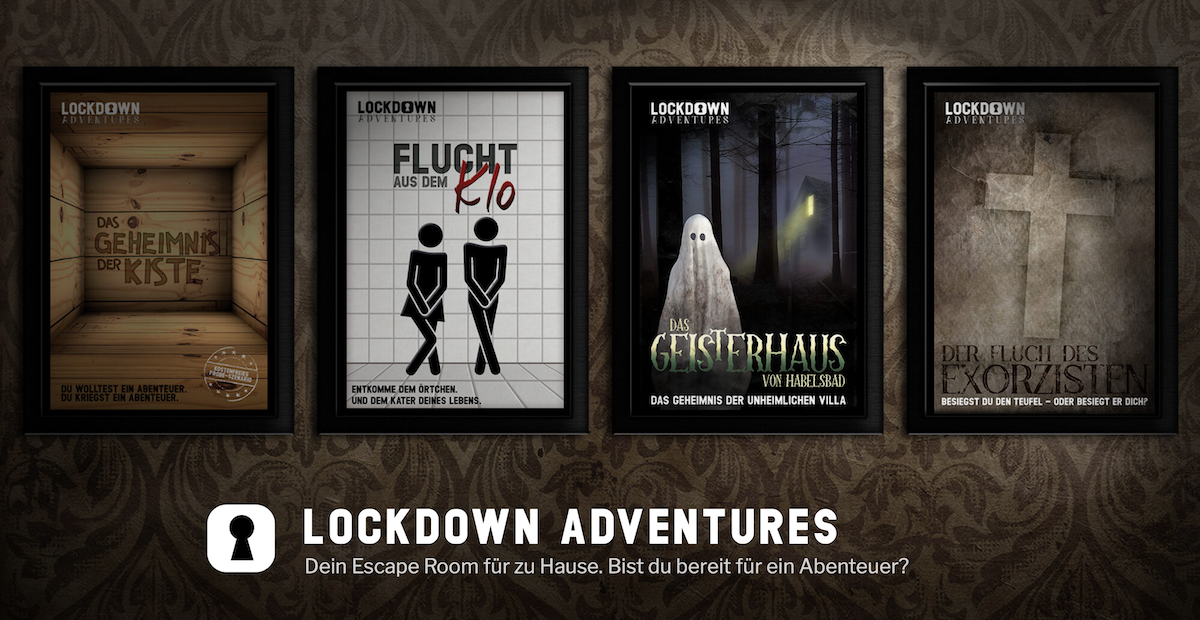 Titelbild der Website Lockdown Adventures