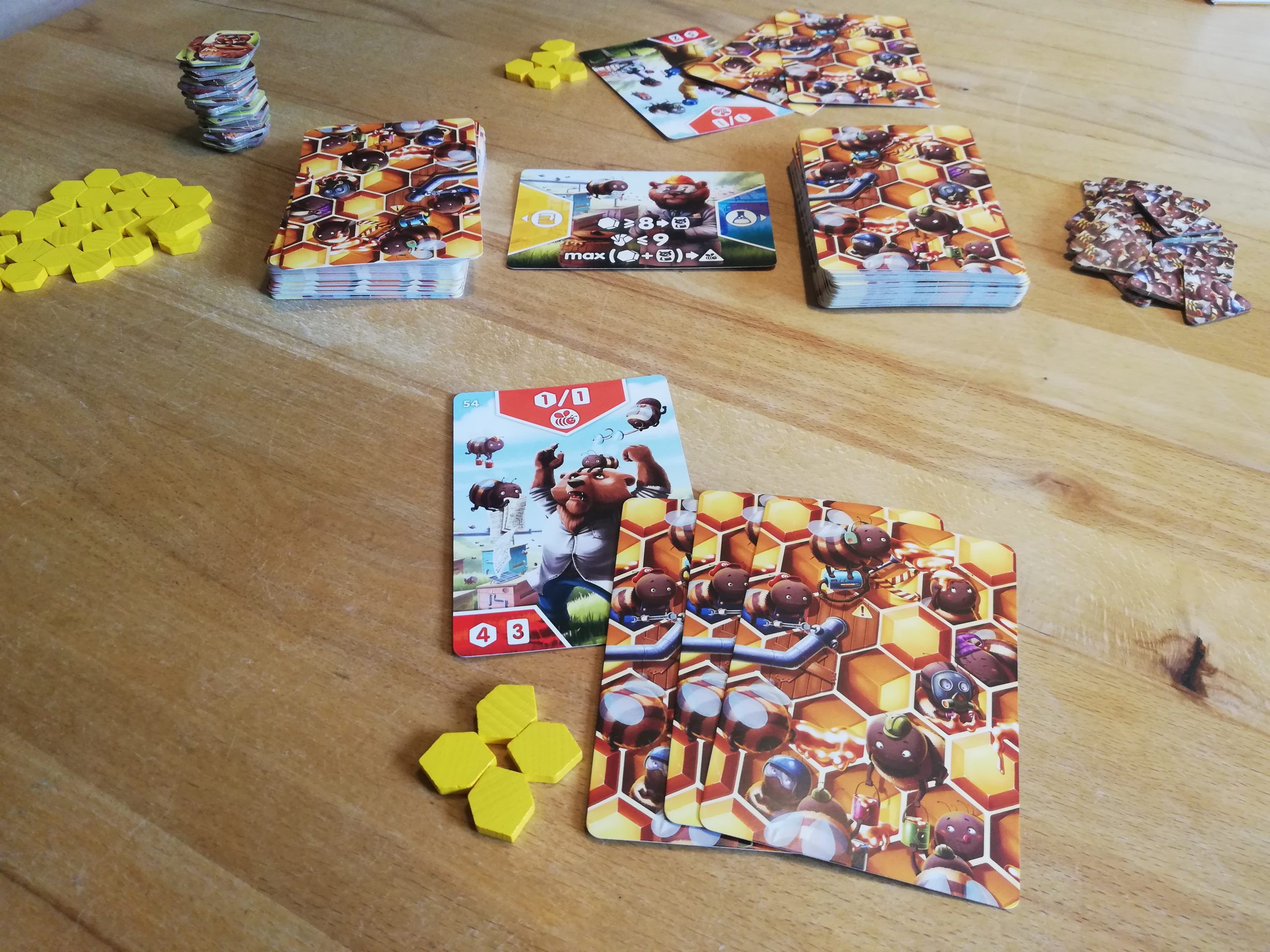 Breaking Bears: Starthandkarten, Honigmarker