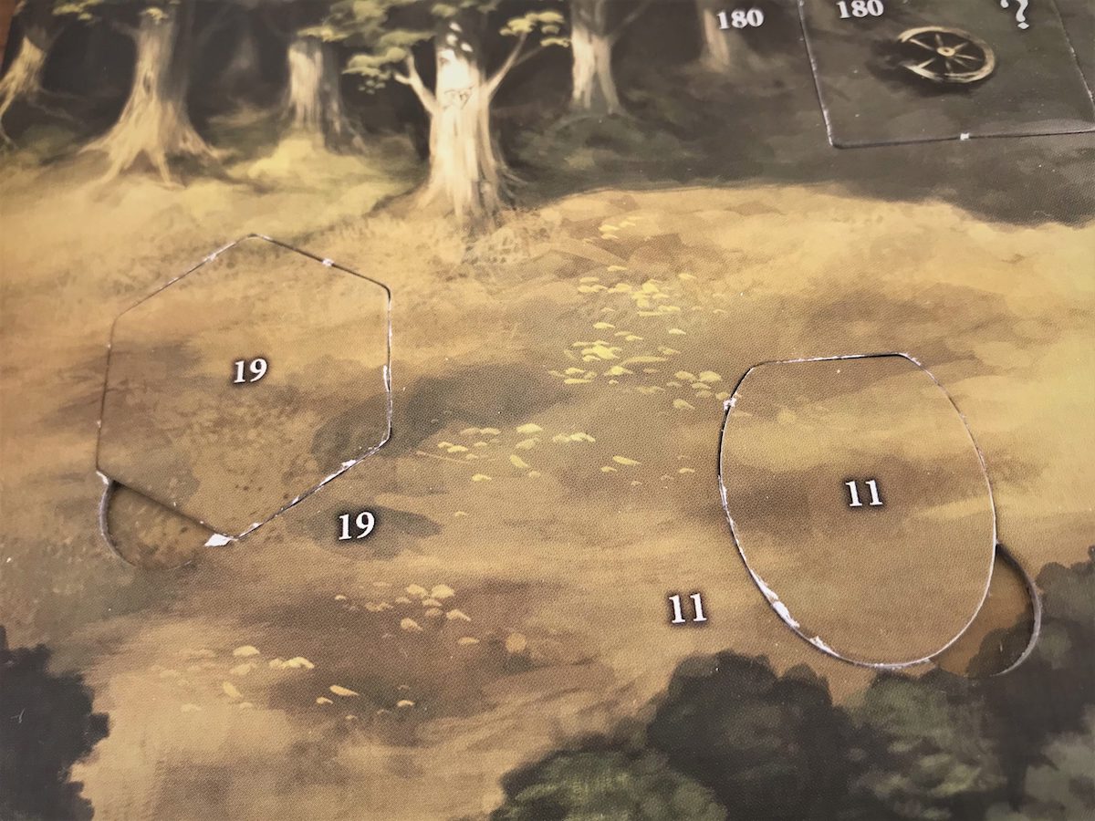 Gebrauchsspuren durch das Wenden der Marker sind unverkennbar