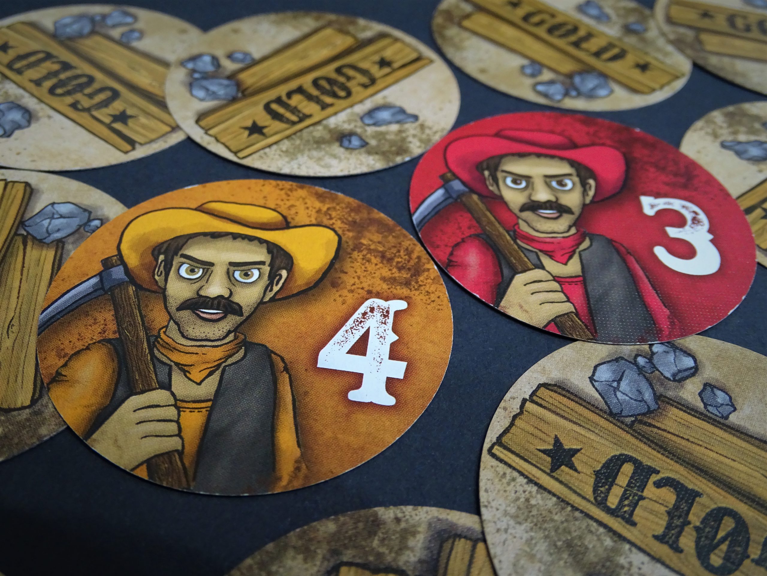 Der stärkere Goldsucher wirft den schwächeren aus dem Rennen.