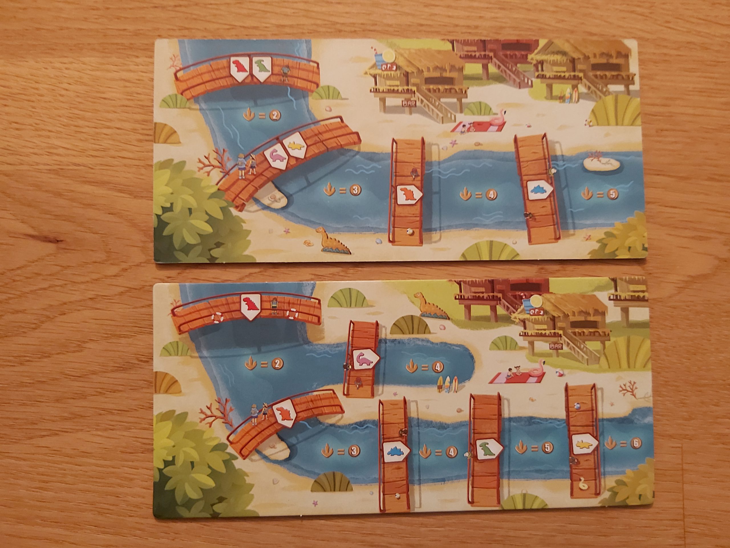 Zu sehen sind die Spielplan Platten von Marina.