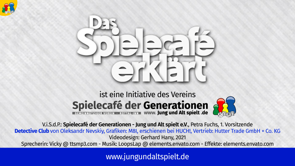 Das Spielecafé erklärt - Informationsflyer