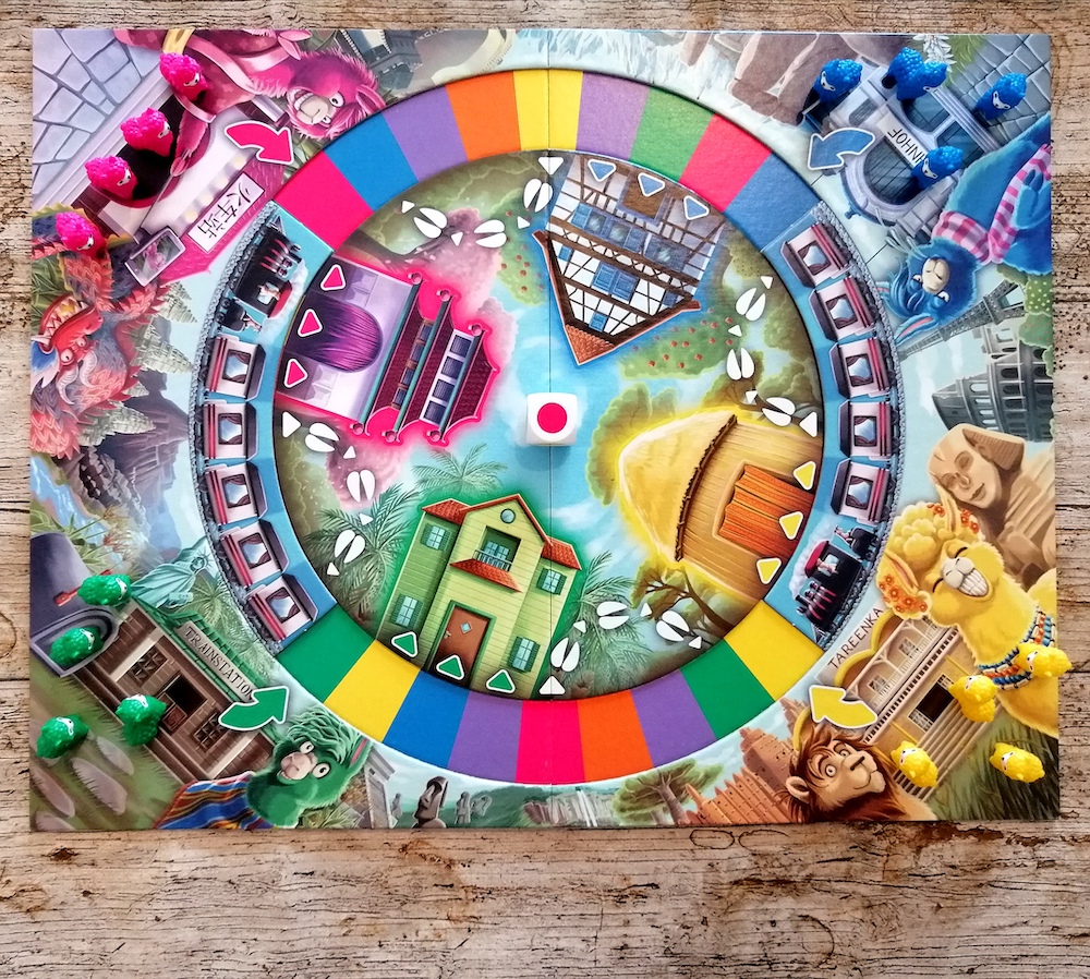 Spielaufbau für 4 Spielende