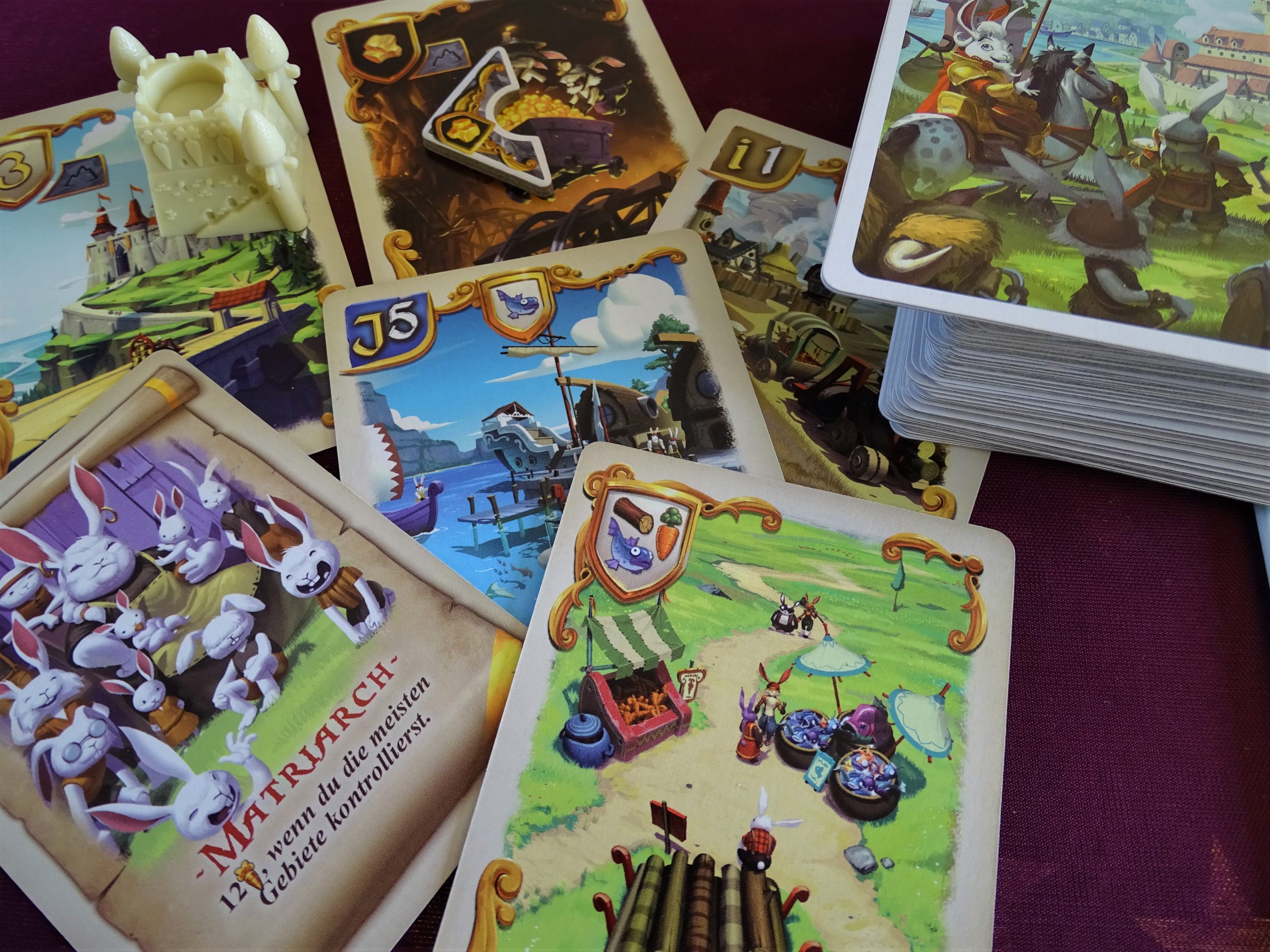 Je eine Karte pro Typ