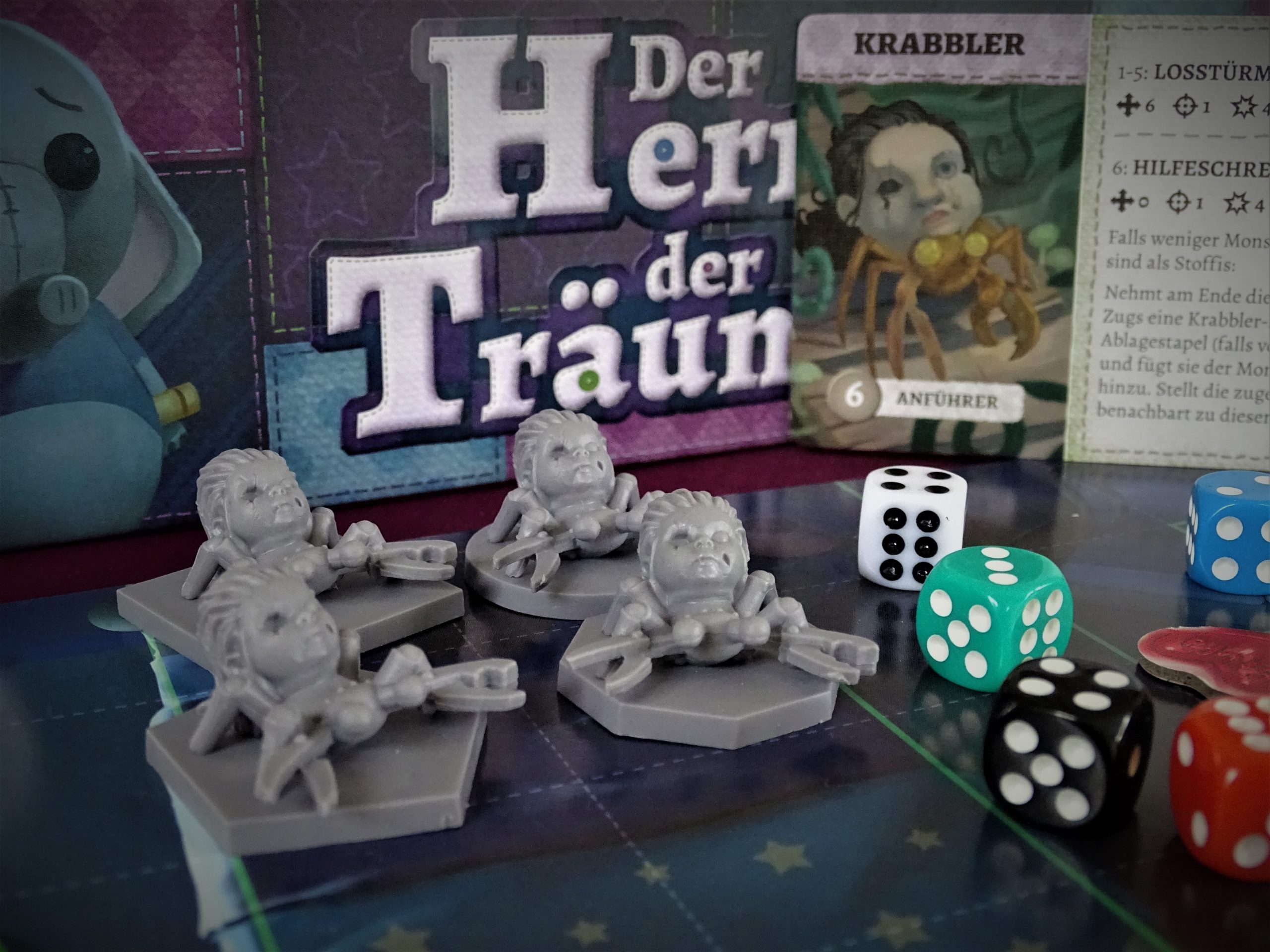 Die Miniaturen sind aufgebaut für einen Kampf. 