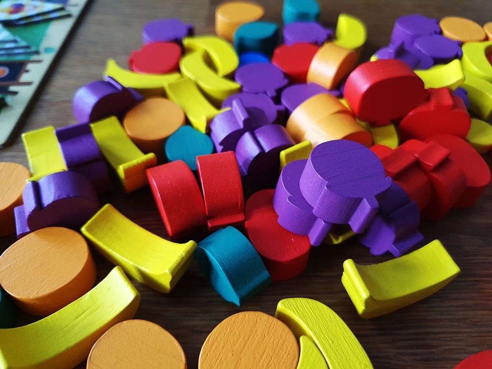 Viele Spielsteine Frucht