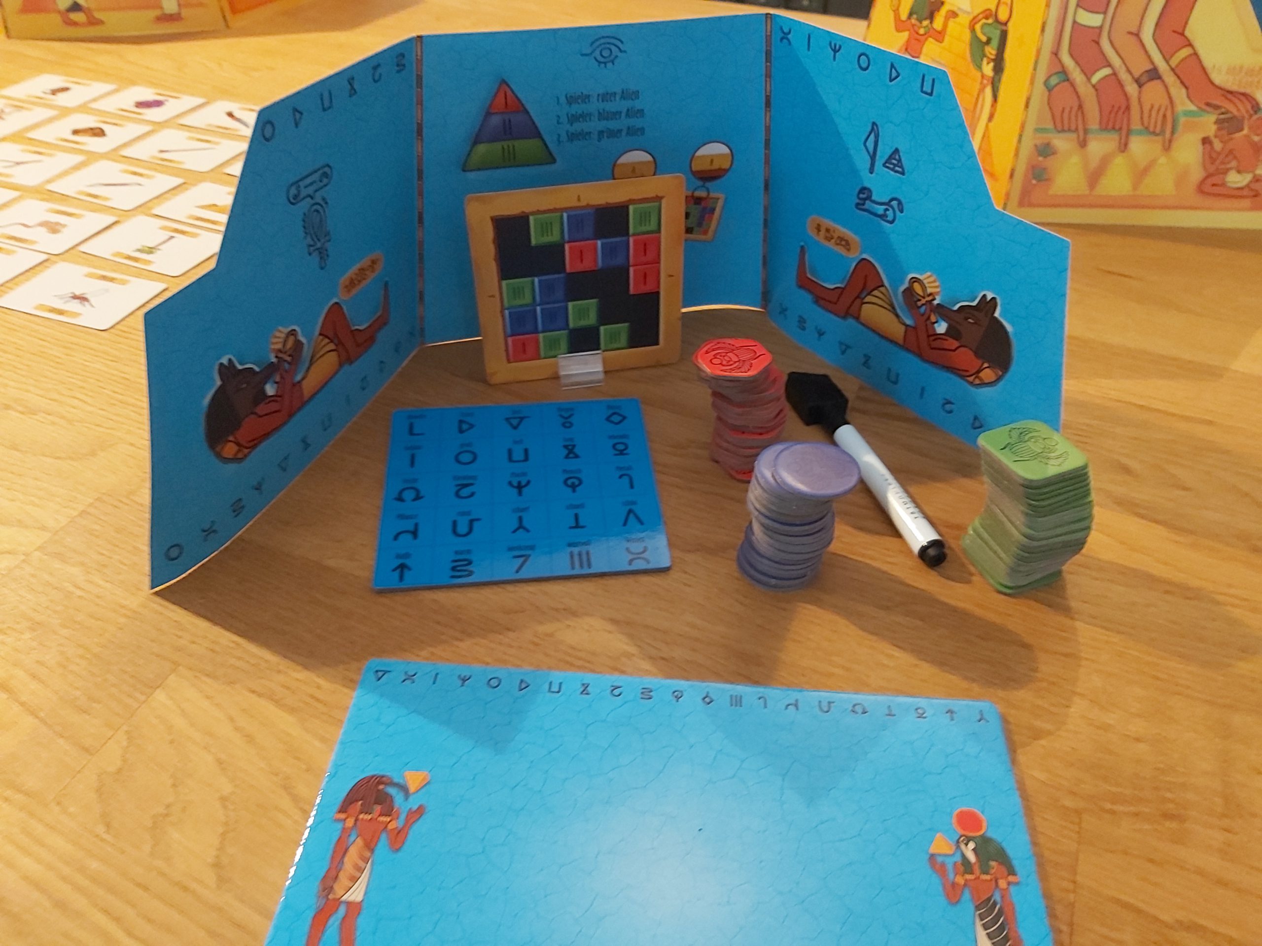 Zu sehen ist ein beispielhafter Aufbau für einen Außerirdischen