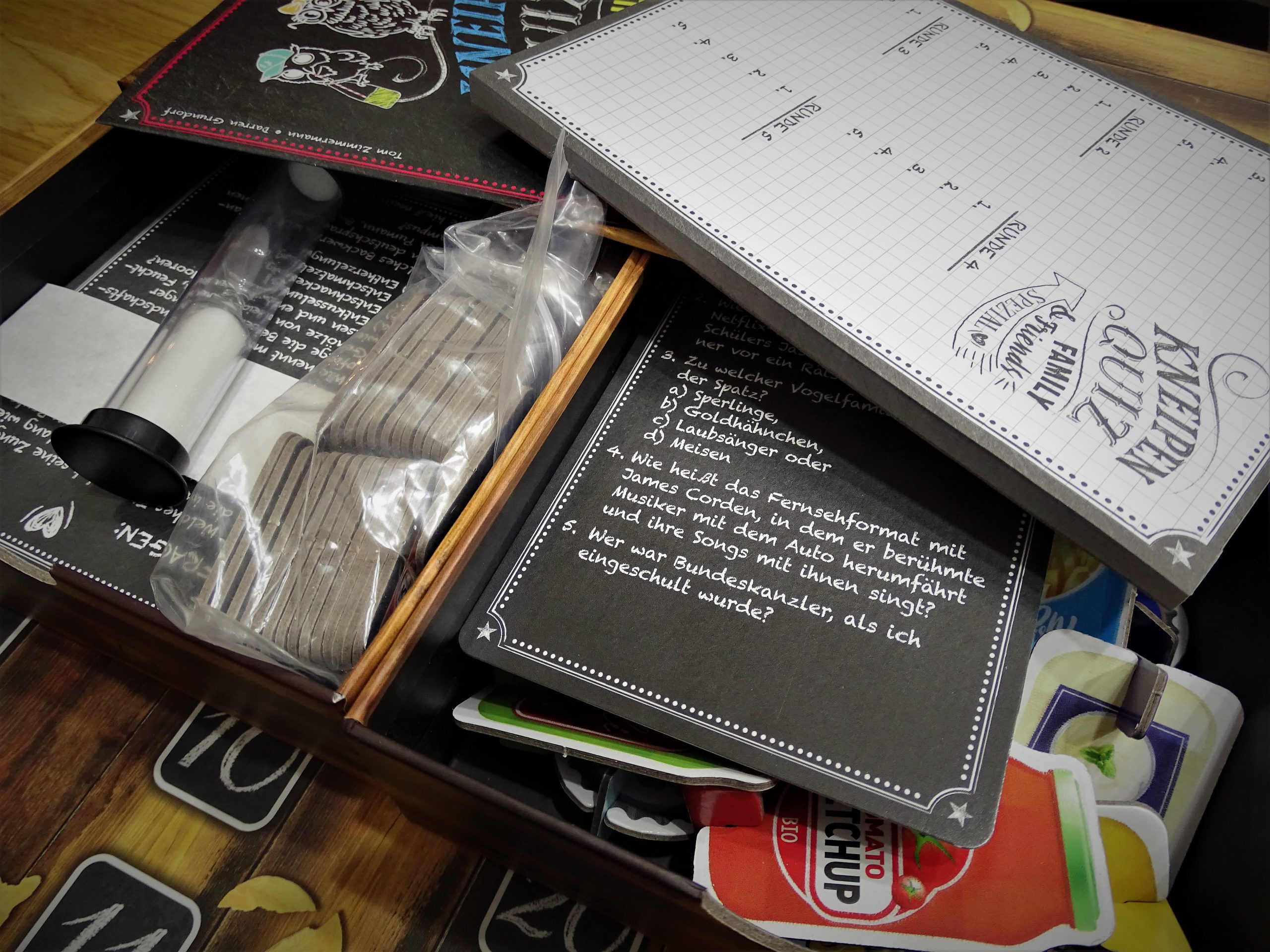 Das Einräumen ist etwas mühsam