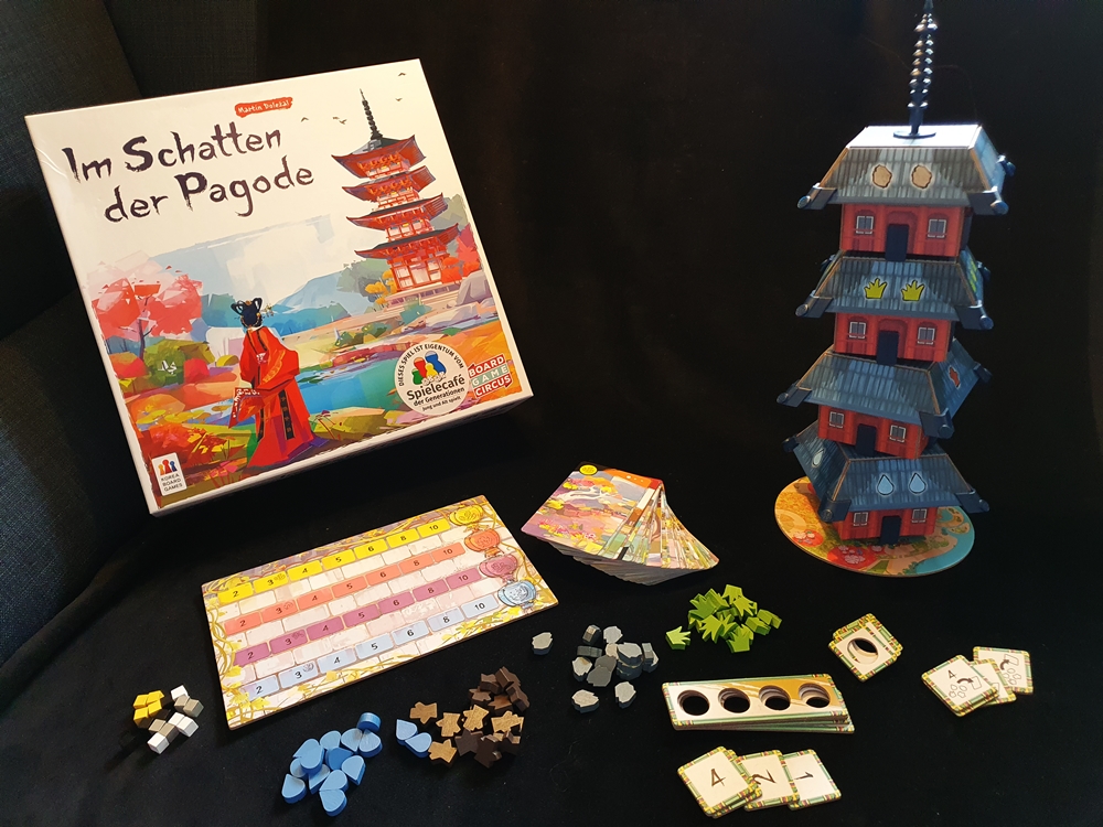 Spielkarton und Inhalt