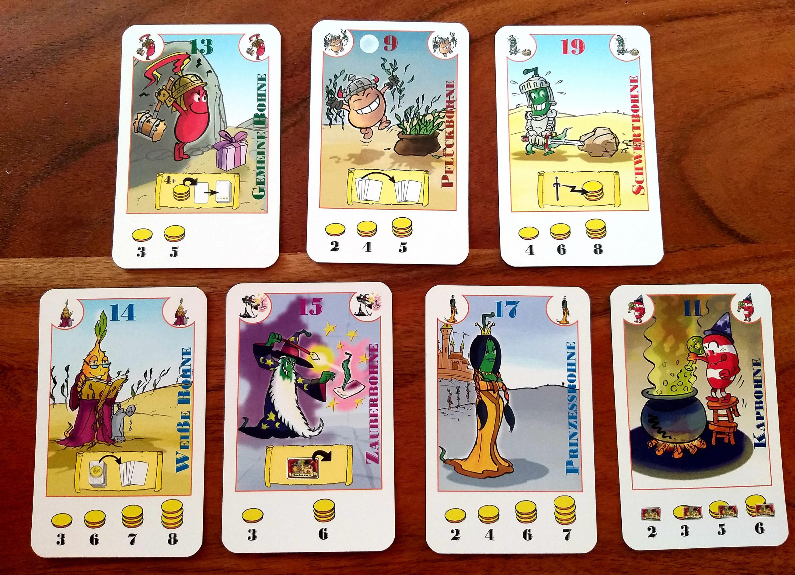 Gemeine Bohne, Pflückbohne, Schwertbohne, Weiße Bohne, Zauberbohne, Prinzessbohne und Kapbohne