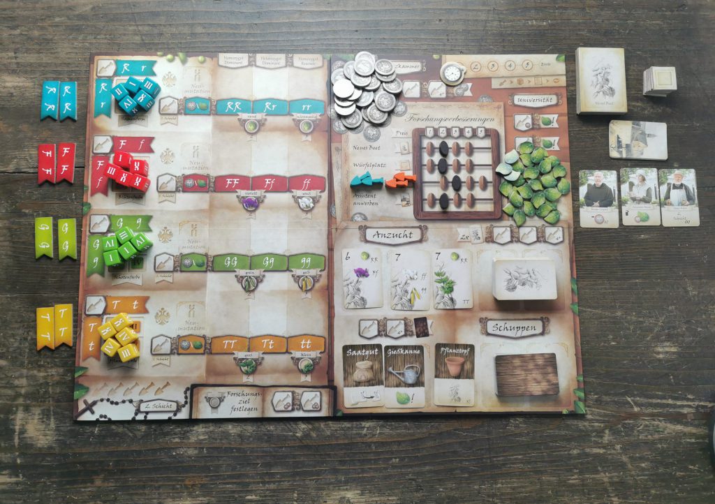 Spielaufbau zu Beginn