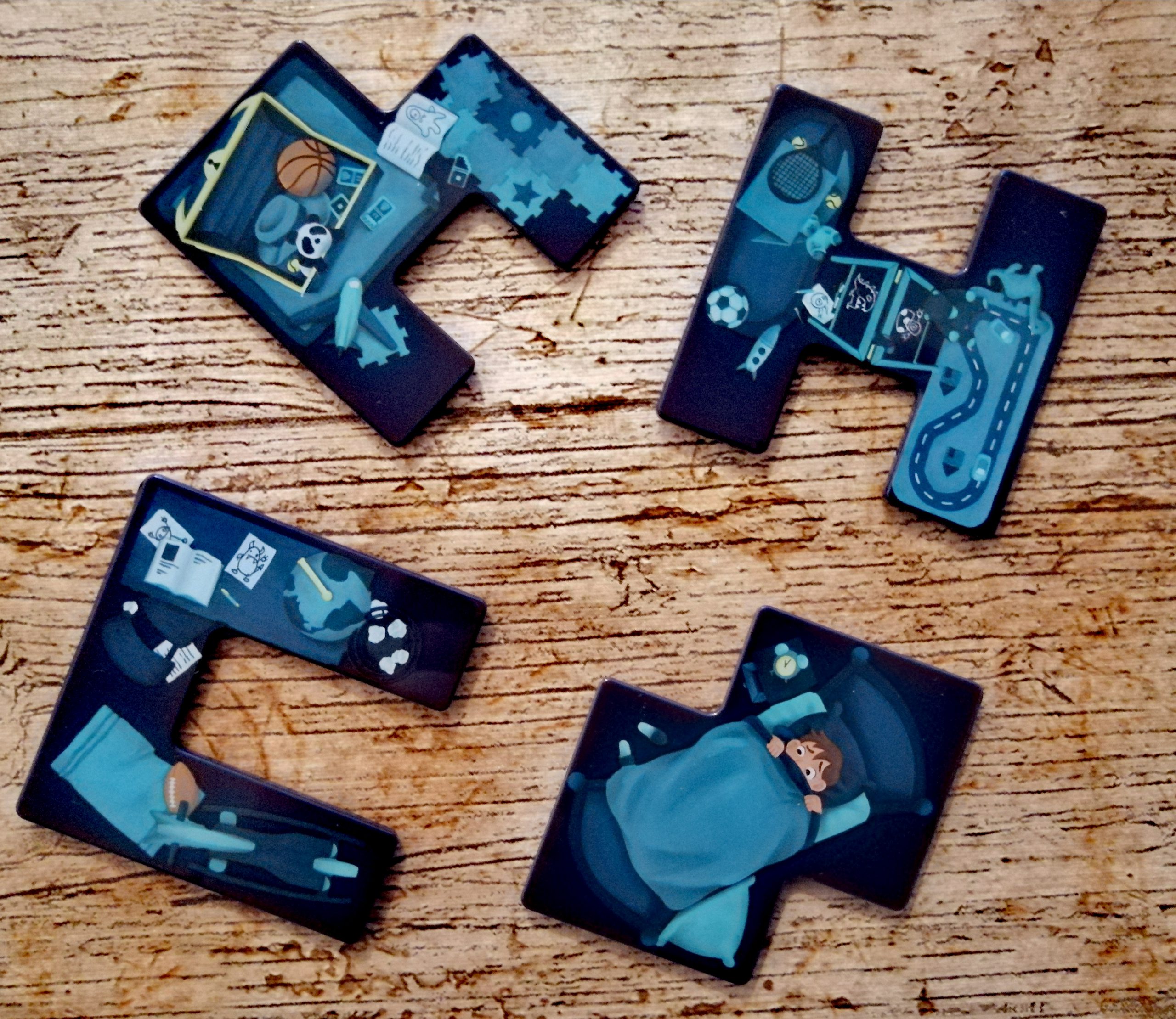 Die vier verschiedenen Formen. 