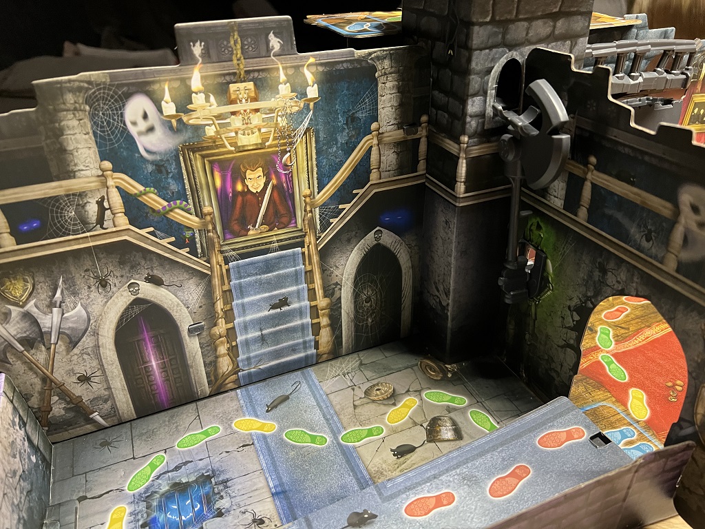 Hier kann durch die Kugel eine Akt aktiviert werden die Spieler auf der Wippe ins schleudern bringen.