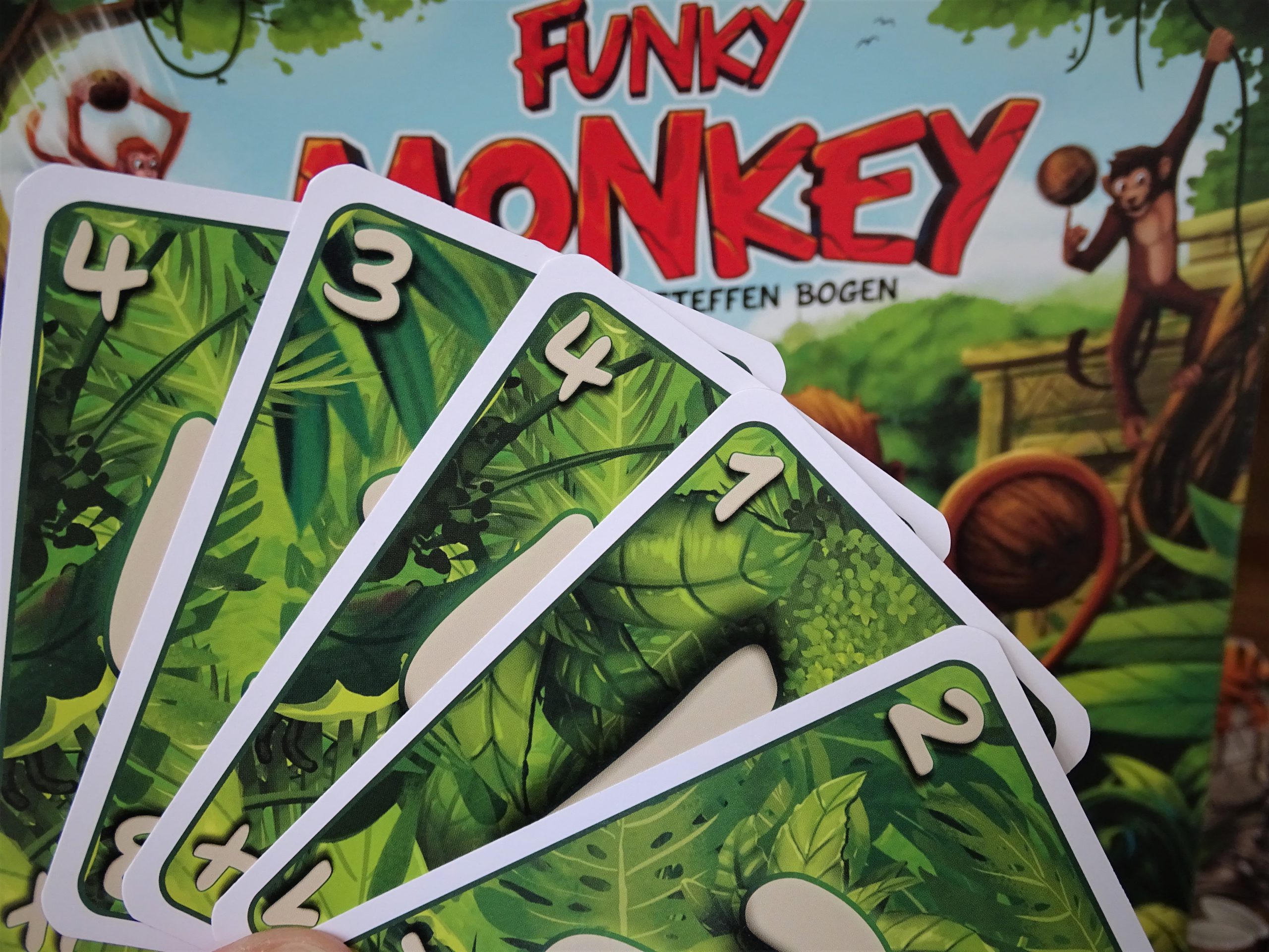 Die Kartenwerte variieren zwischen 1 und 4