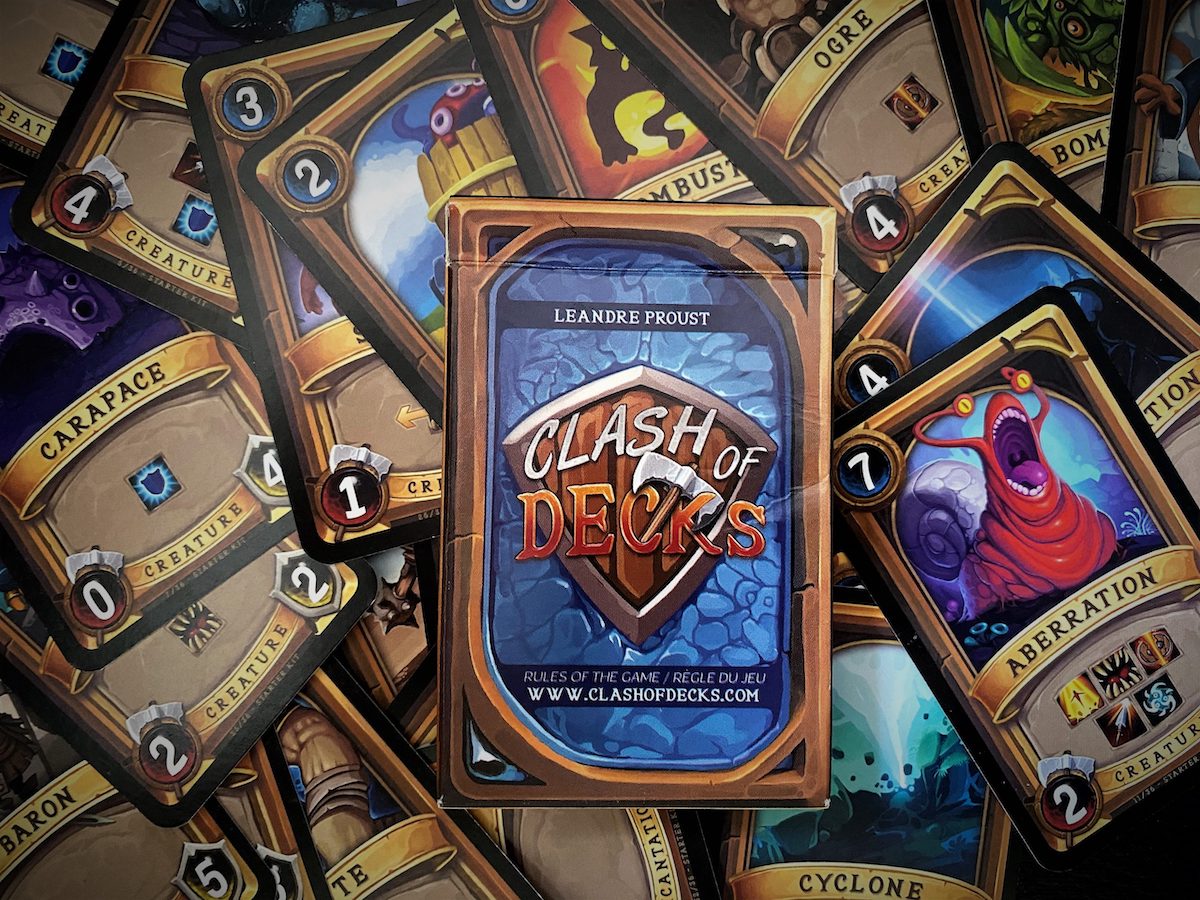 Clash of Decks ist reines Zweipersonenkartenspiel im Duellmodus