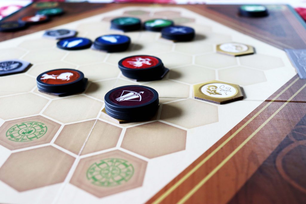 Kriegstruhe Spielplan