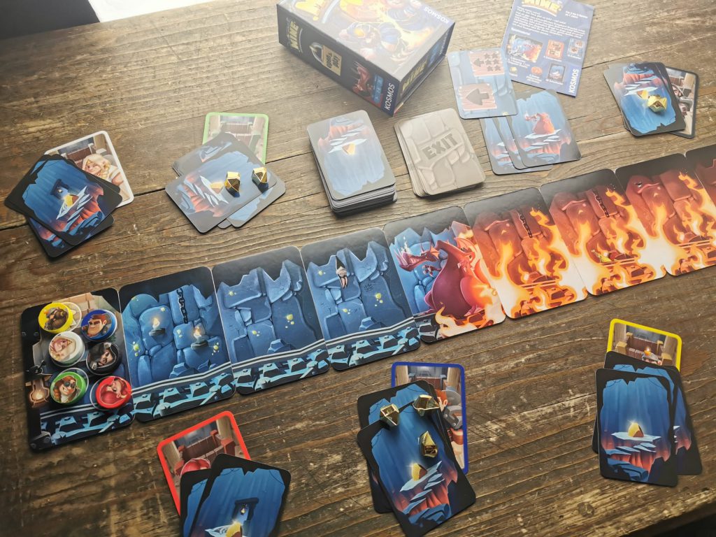 Spieltisch am Rundenende
