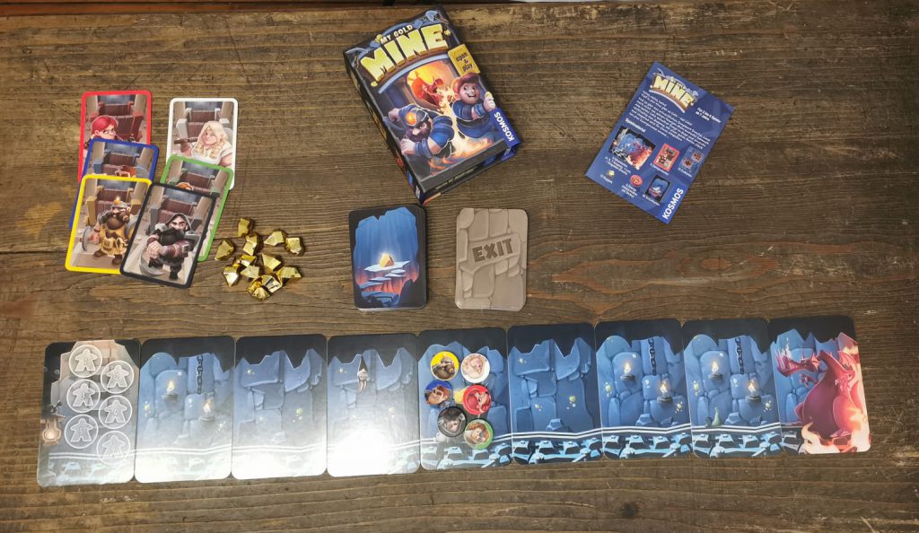 Das aufgebaute Spiel zum Start