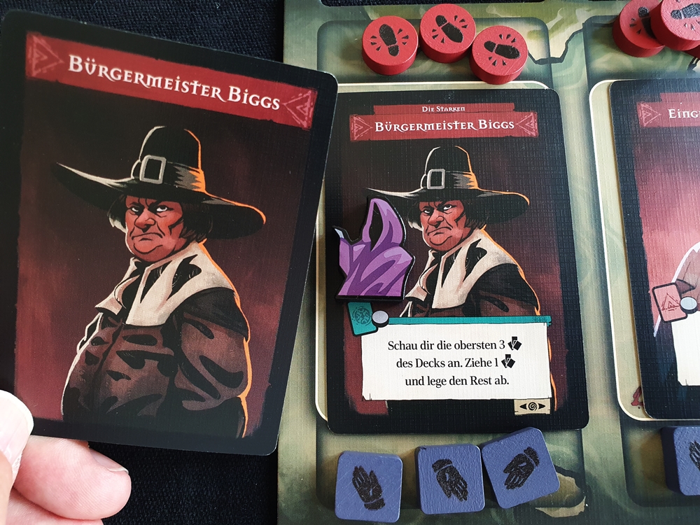 Ein Spielende wo die Hexe gewonnen hat.