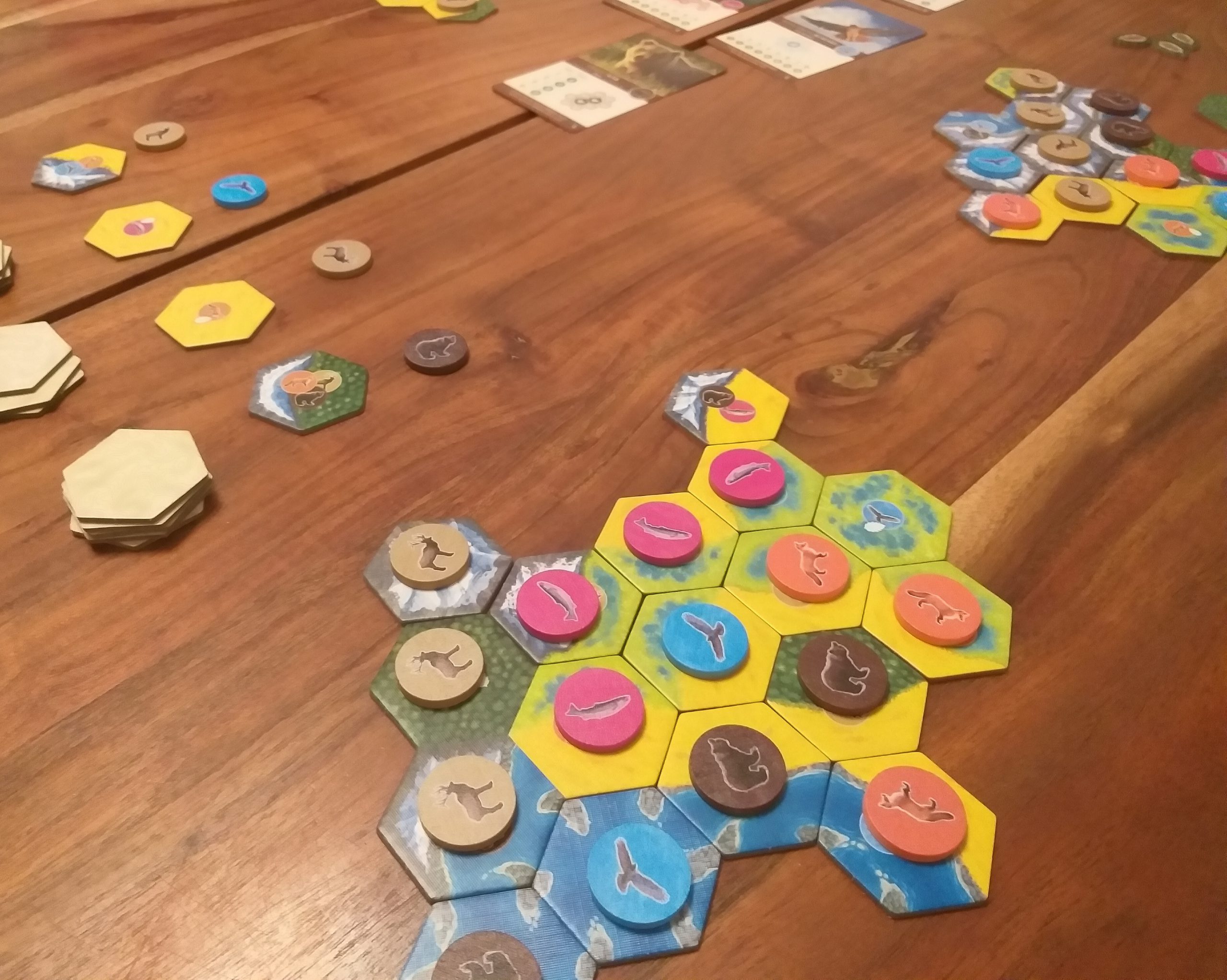 Eure Landschaft und euer Tierbestand wachsen mit jedem Zug.