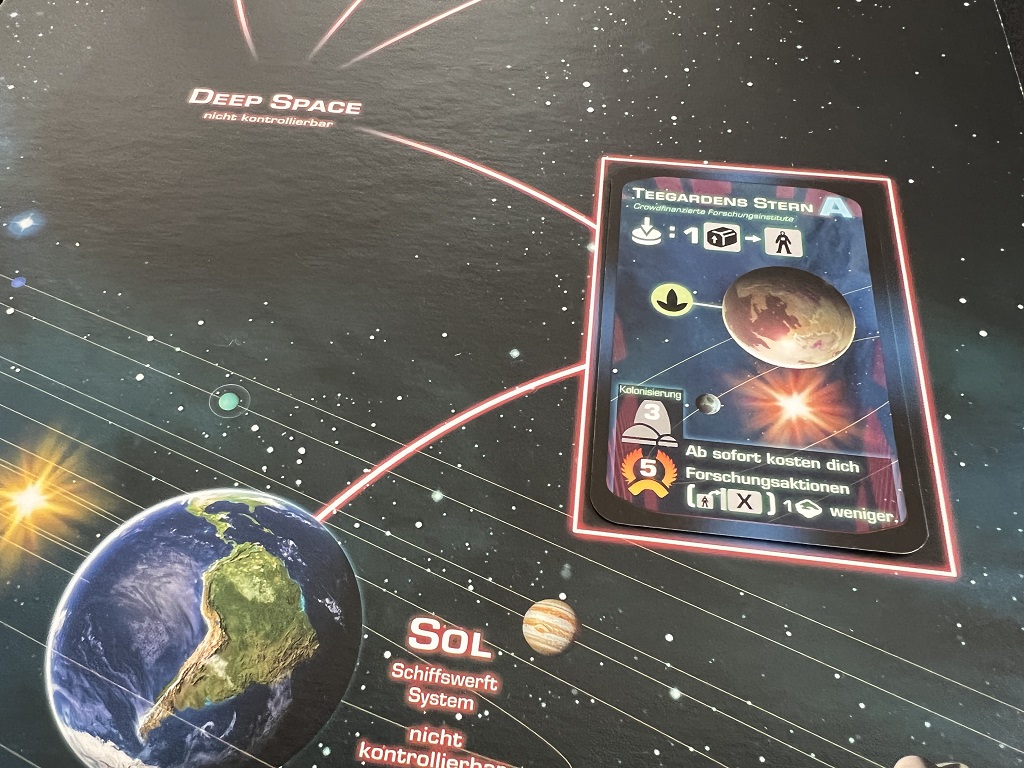 Planeten mit unterschiedlichen Boni