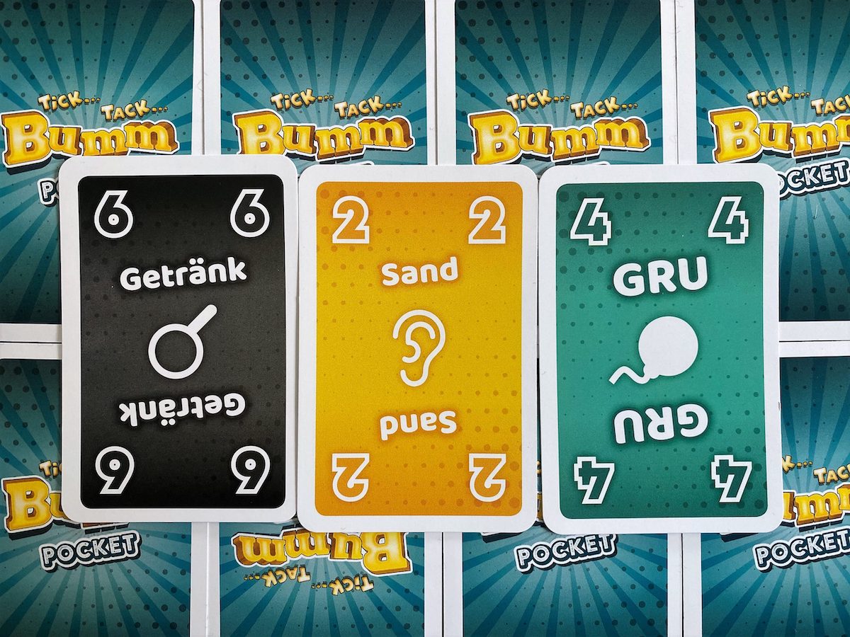 Die Karten sind kontrastreich und gut sichtbar. 