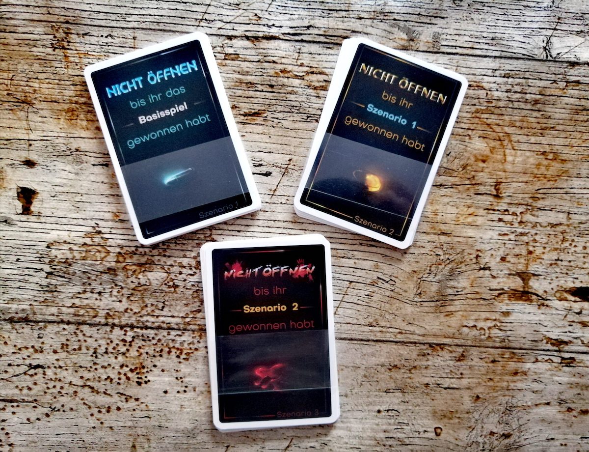 Im Spiel sind 3 weitere Szenarien enthalten. Das macht das Spiel noch spannender.
