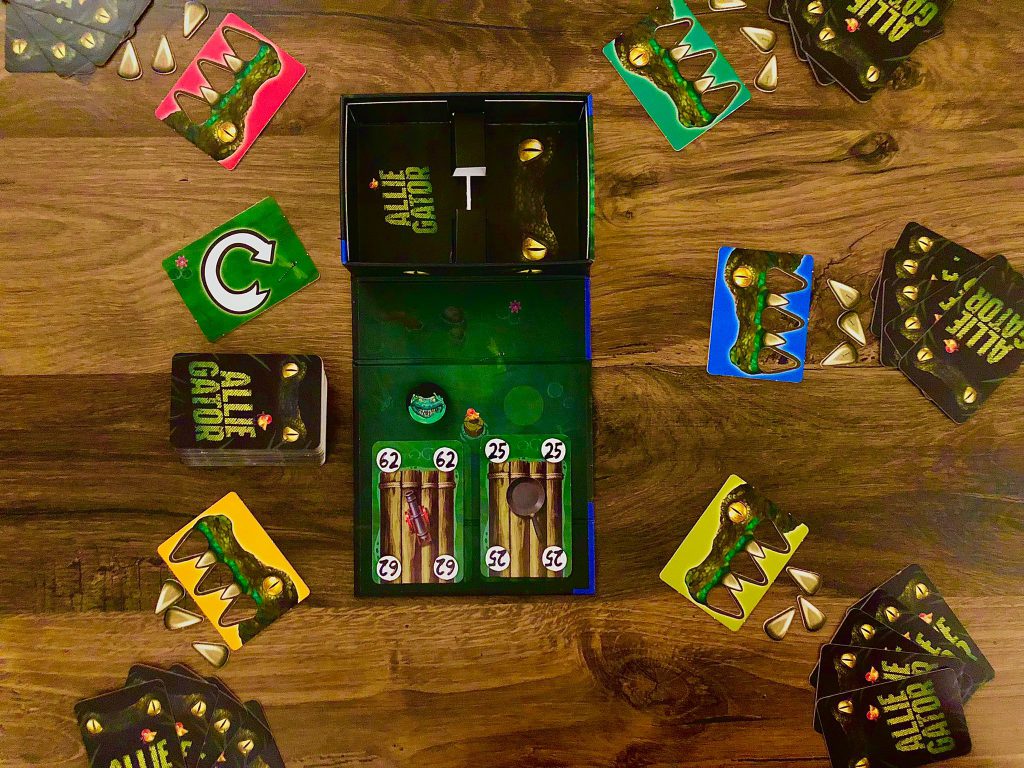Aufgebautes Spiel
