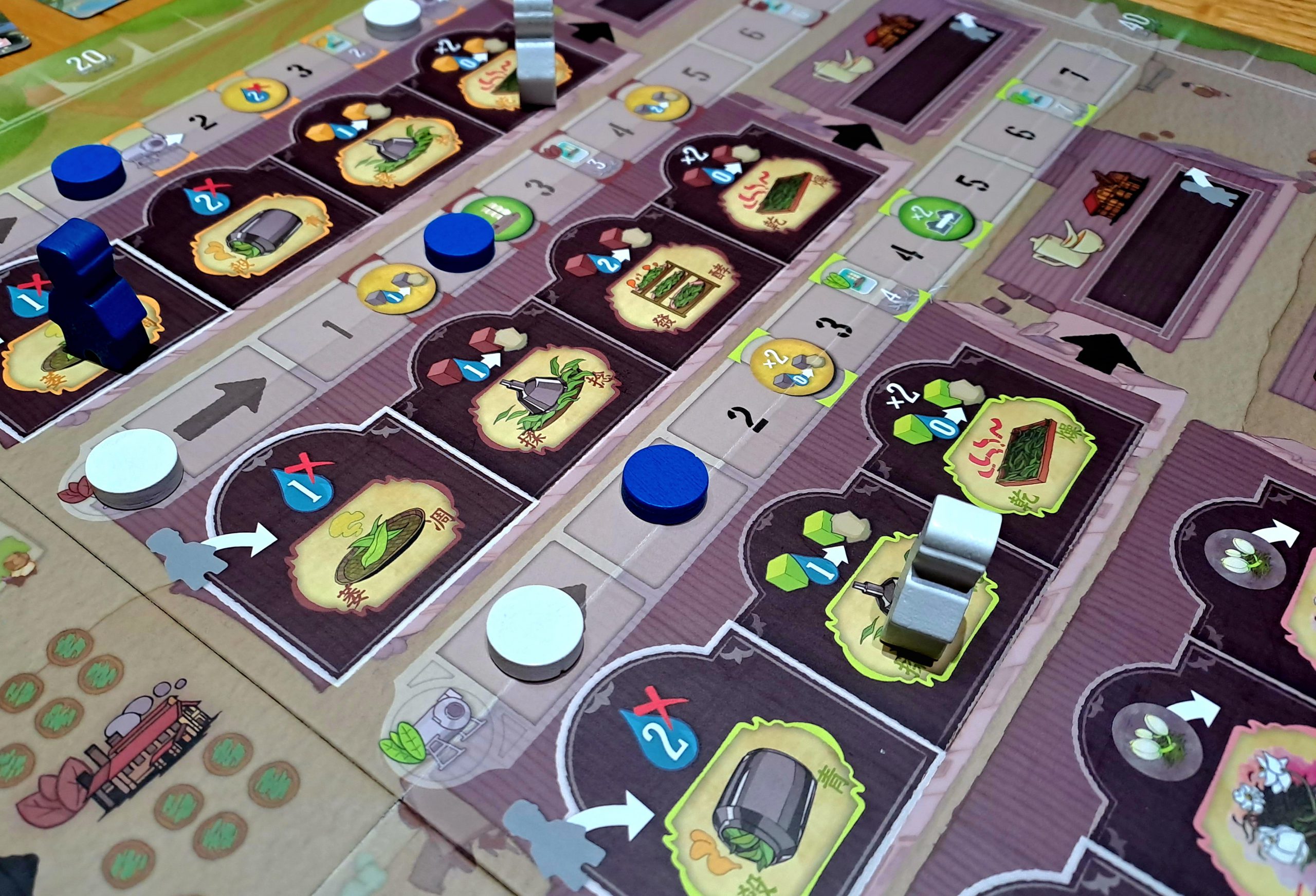 Die Teemeister im Einsatz.