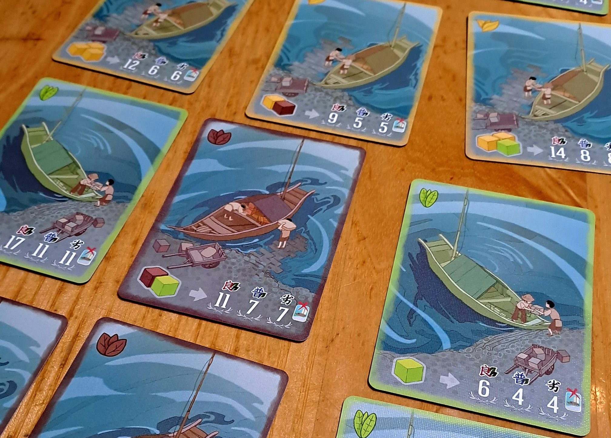 Diese Auftragskarten stehen uns zur Verfügung.