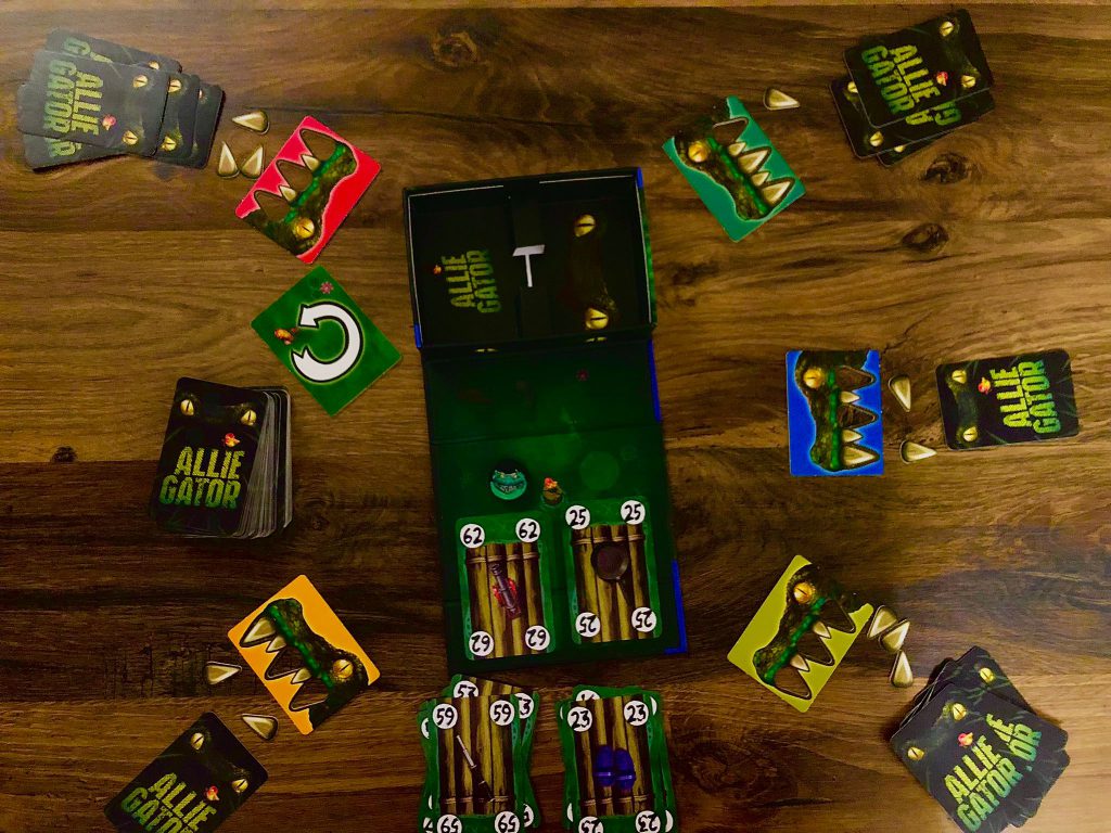 Hier sieht man eine Spielszene im fortgeschrittenen Spiel