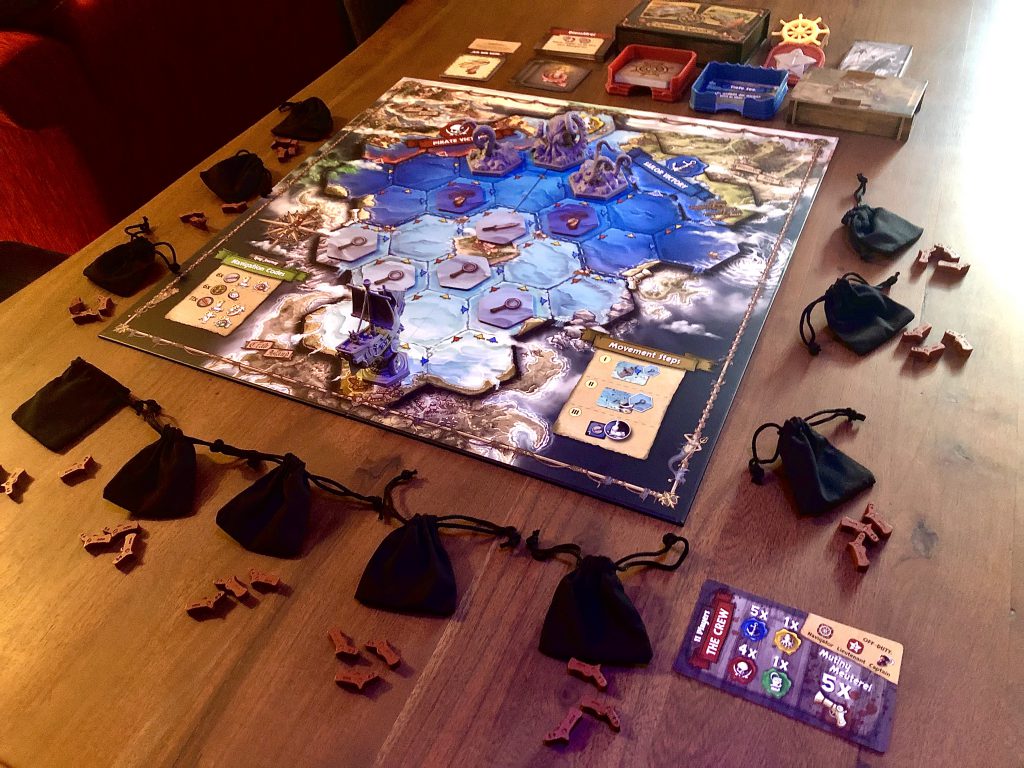 Hier siehst du den Spielaufbau für 11 Personen
