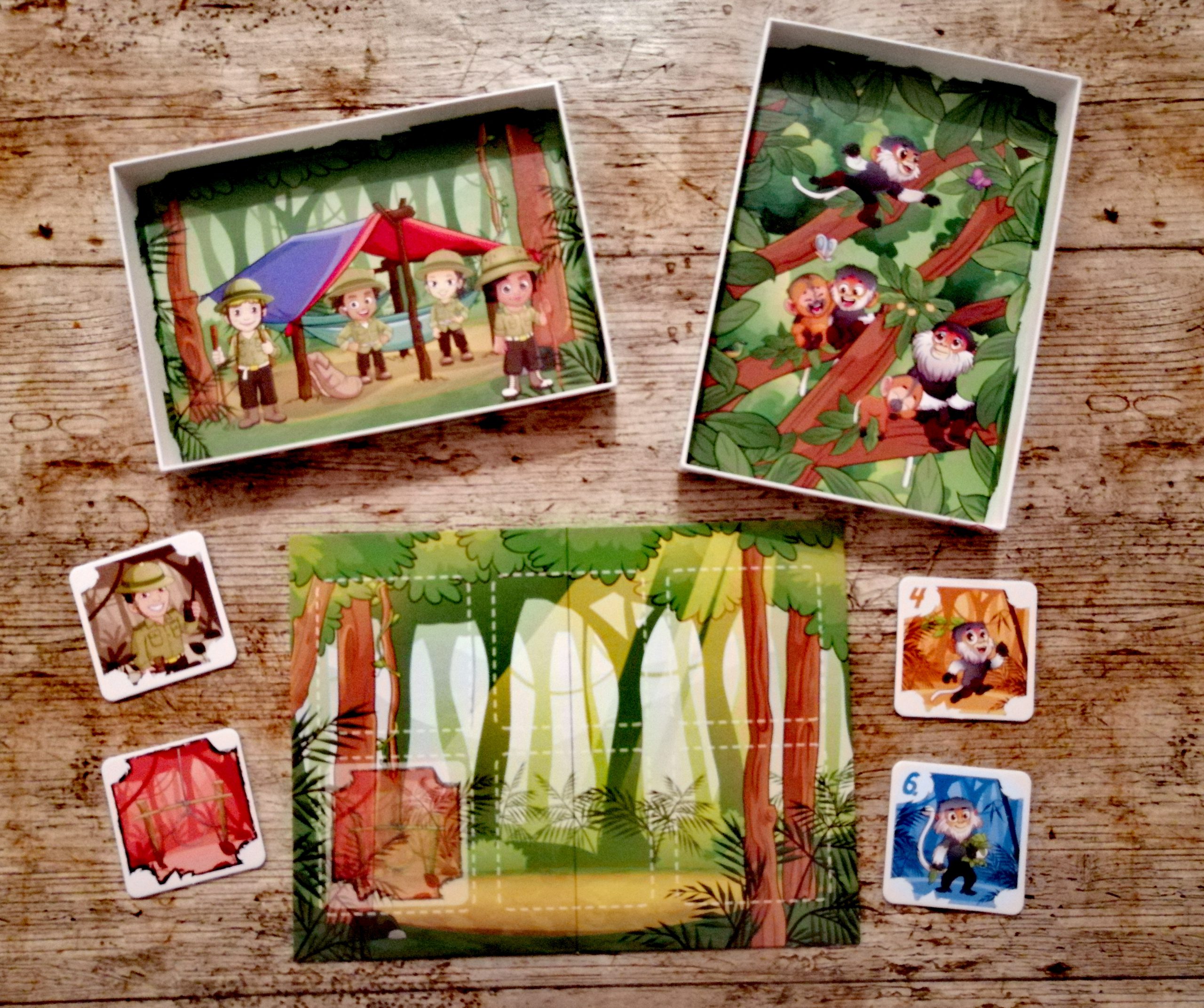 Für das Spiel brauchen wir den Deckel, sowie den Boden für das Spiel. 