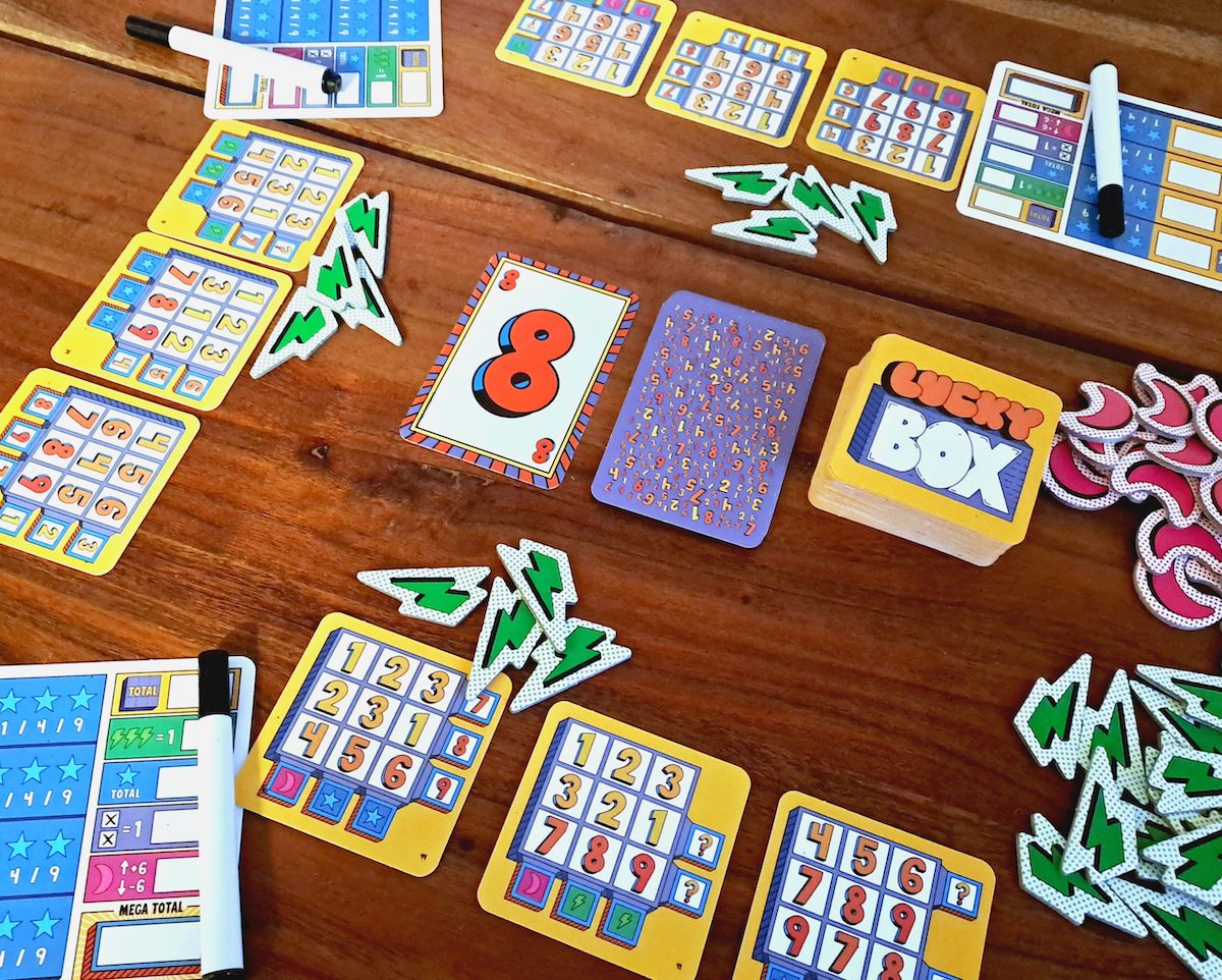 Spielaufbau für 3 Personen