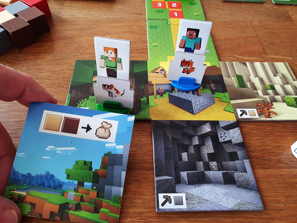 Ein Landschaftsplättchen wird der Startauslage zugefügt