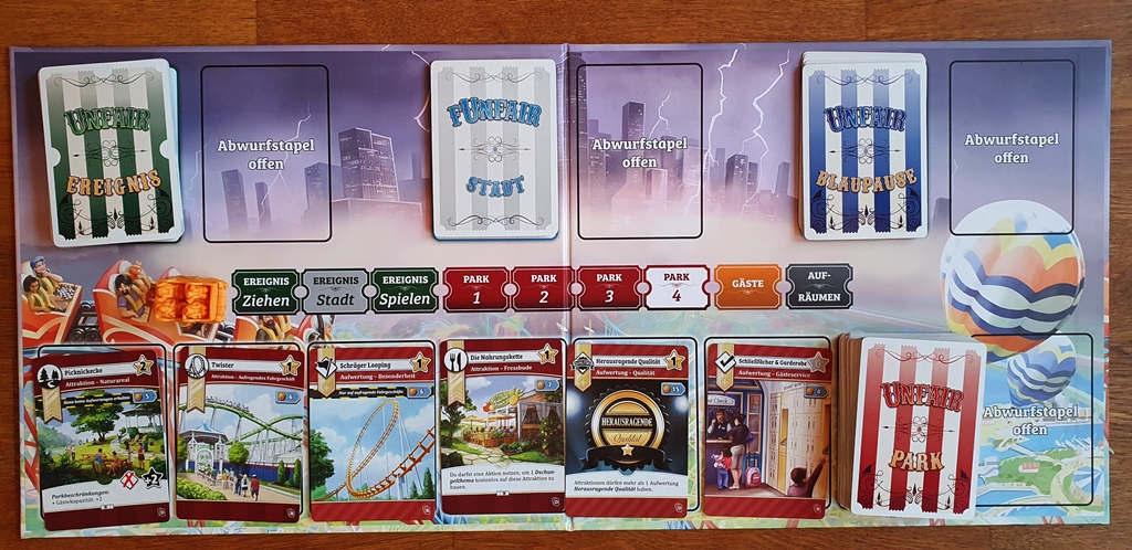 Die zentrale Kartenauslage