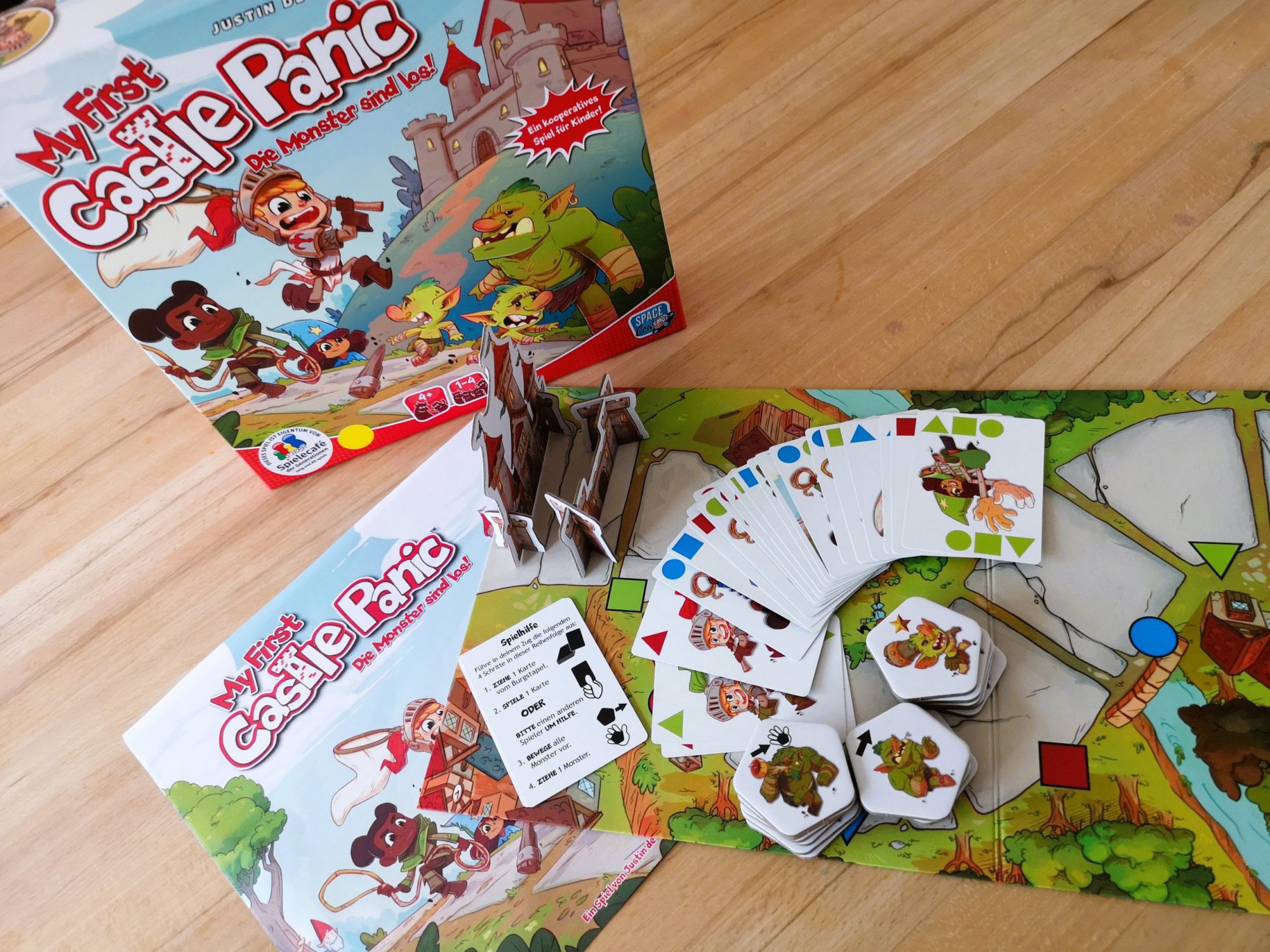 Inhalt der Spielepackung
