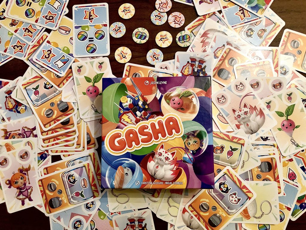 Das gesammte Spielmaterial auf einem Blick