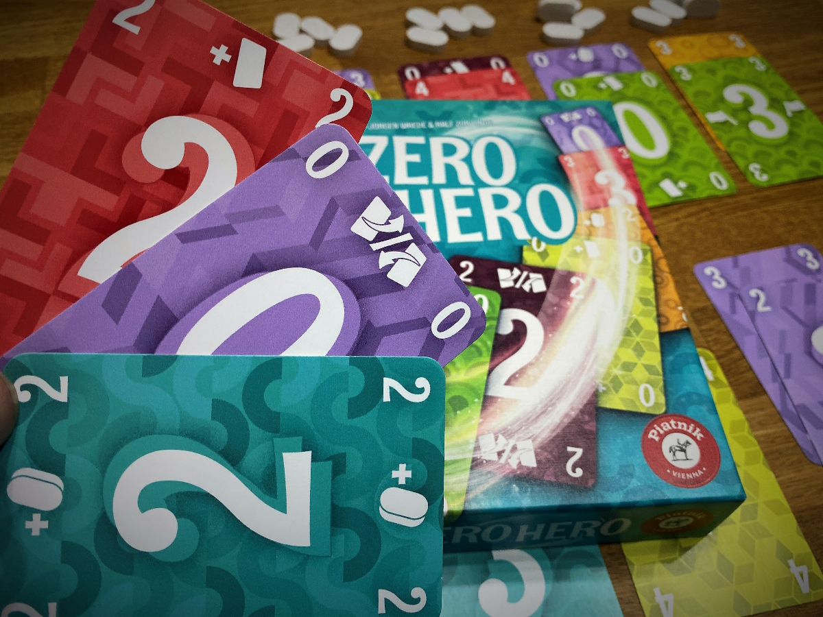 Die Karten zeigen die Symbole, mit denen Sonderaktionen ausgelöst werden. 