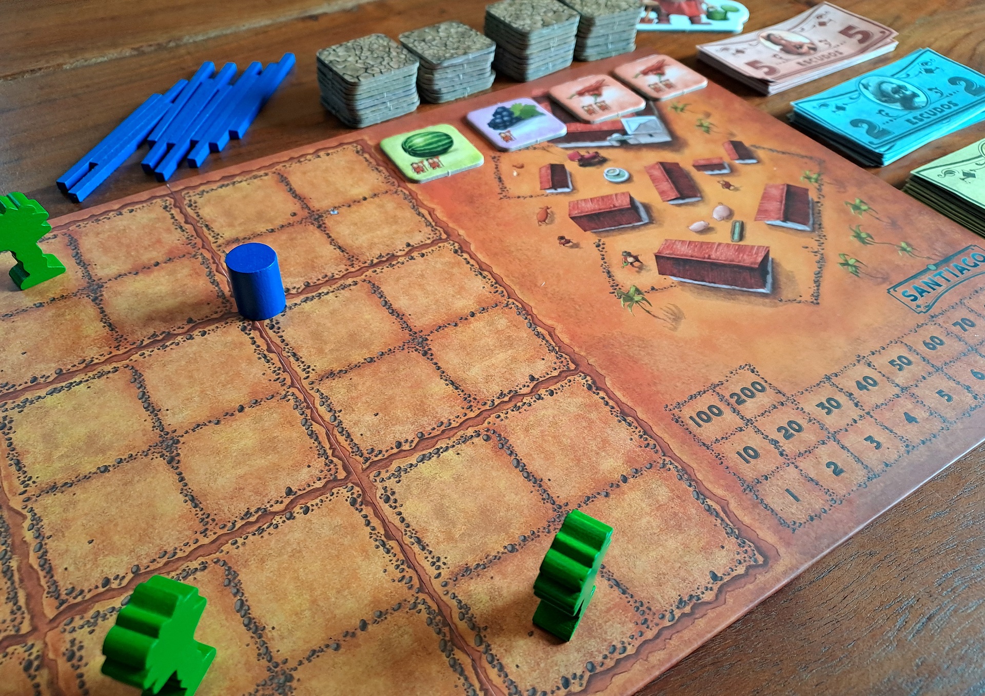 Spielaufbau zu Beginn